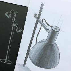 Baltimore Bordlampe - Sort - Halo Design