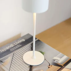 Bistro LED Bordlampe - Hvid - Genopladelig - Nielsen Light