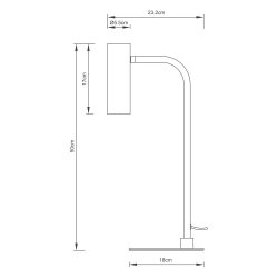 Skagerrak Bordlampe - Messing - Dyberg Larsen