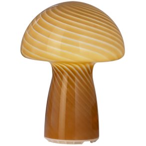 Batteri Bordlampe - Mushroom - Genopladelig - Gul - Veli-Line