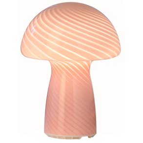 Batteri Bordlampe - Mushroom - Genopladelig - Rosa - Veli-Line