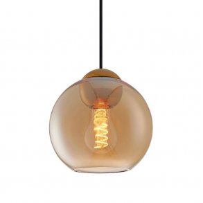 Bubbles Pendel - 18 - Amber/Messing - Halo Design