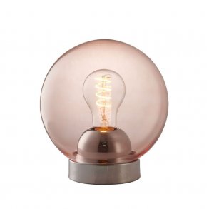 Bubbles Bordlampe - 18 - Rose/Krom - Halo Design