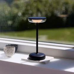 Breeze LED Bordlampe - Solcelle - Sort - Nielsen Light