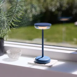 Breeze LED Bordlampe - Solcelle - St�vet Bl� - Nielsen Light