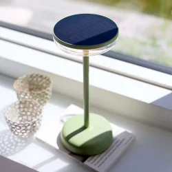 Breeze LED Bordlampe - Solcelle - St�vet Gr�n - Nielsen Light