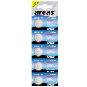 Batterier - CR2032 - knapcelle batteri - 3V - 5stk - GN