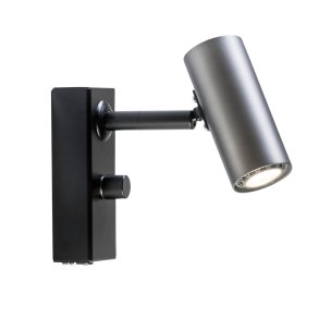 Cato LED Vglampe - Oxid Gr - Belid