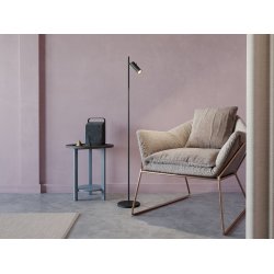 Cato Slim Single - Gulvlampe - Mat Sort - Belid