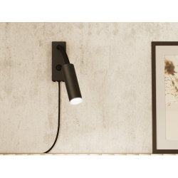 Cato Slim Flex - V�glampe - Mat Sort - Belid