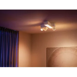 Centris 3 - Kryds - Loftslampe - Hvid - Philips Hue
