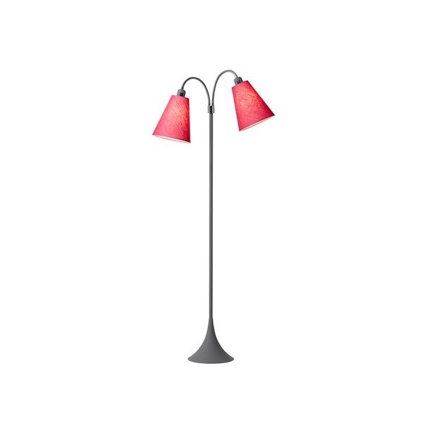 Fodgnger Gulvlampe - Soft Gr/Cerice - Nielsen Light