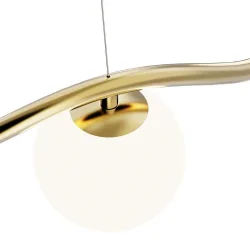 Circle Of Life Lysekrone - 65 - Messing/Opal - Rebello Decor