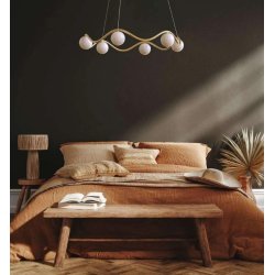 Circle Of Life Lysekrone - 91 - Messing/Opal - Rebello Decor