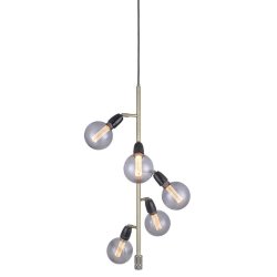 Compass 5 armet langpendel -  Antik messing - Halo Design