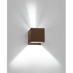 Cube LED ude/inde vglampe - Rust - Light-Point