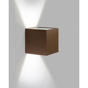 Cube LED XL ude/inde vglampe - Rust - Light-Point