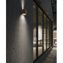 Cube LED XL ude/inde vglampe - Rust - Light-Point