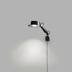 DARK W1 vglampe LED - Carbon Black - 3000K - Light-Point