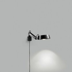 DARK W1 vglampe LED - Carbon Black - 3000K - Light-Point