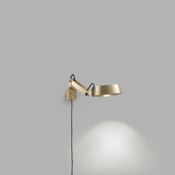 DARK W1 vglampe LED - Messing - 3000K - Light-Point