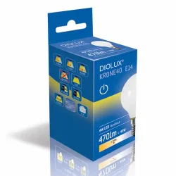 LED Kronep�re Diolux 4W - E14 - 2700K - Opal - GN