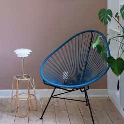 DL20 bordlampe - Opal - Messing - Dyberg Larsen