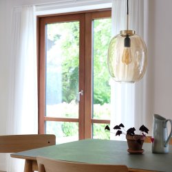 DL39 Pendel - Ravfarvet/Messing - Dyberg Larsen