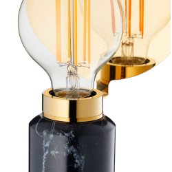 Blindspot Bordlampe - Sort Marmor - Design By Us