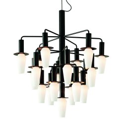 Harakiri Lysekrone - Sort/Opal - Design By Us