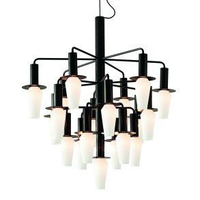 Harakiri Lysekrone - Sort/Opal - Design By Us