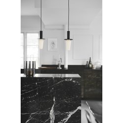 Harakiri - Black base w. opal glass - Pendel - Design By Us