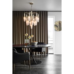 Harakiri Mini Lysekrone - Sort/Opal - Design By Us