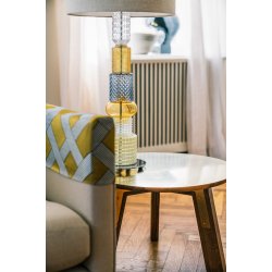 Vintage - Velvet shade w. white inside - Design By Us