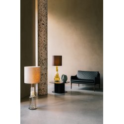 Vintage - Velvet shade w. white inside - Design By Us