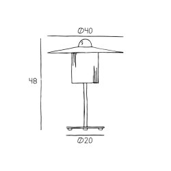Ball On Top - Bordlampe - Design By Us