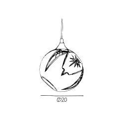 Ballroom Pendel - Lille - Diamond Cut - Design By Us