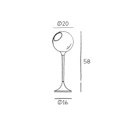 Ballroom Bordlampe - Smoke - Design By Us