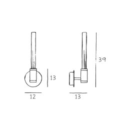 Liberty Single - V�glampe - Sort - Design By Us