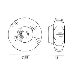 New Wave Optic XL - Vglampe - Klar - Design By Us