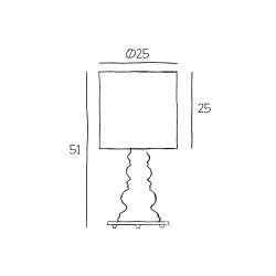 Punk Deluxe - Bordlampe - Gr - Design By Us