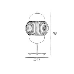 Shahin - Bordlampe - 23 - Design By Us