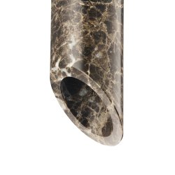 Marble Art Pendant - Pendel - Brown/Gold - Design By Us