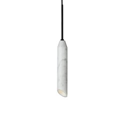 Marble Art Pendant - Pendel - Carrara/Black - Design By Us
