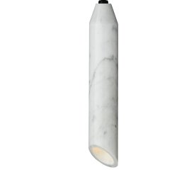 Marble Art Pendant - Pendel - Carrara/Black - Design By Us