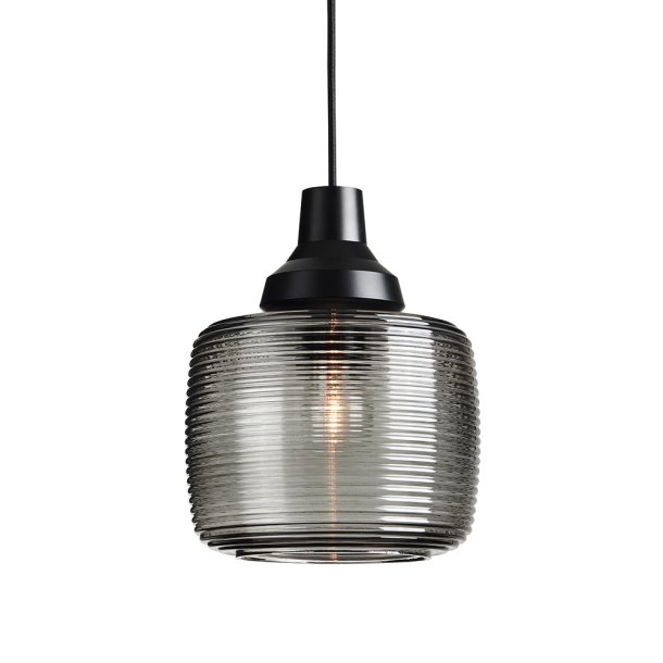New Wave Stripe - Pendel - Smoke With Silver Edge - Design By Us