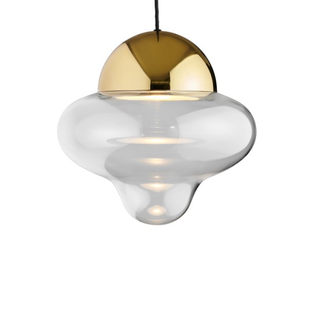 Nutty XL Pendel - Klar/Guld - Design By Us