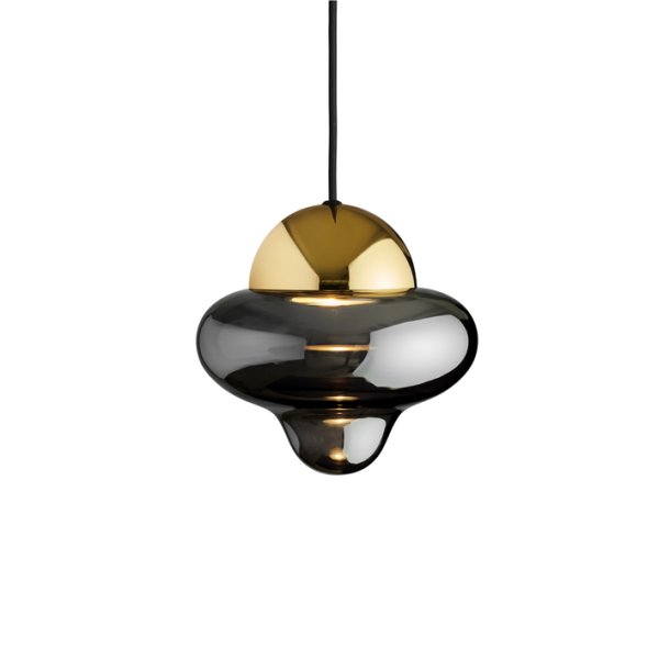 Nutty Pendel - Smoke/Guld - Design By Us