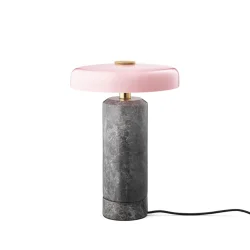 Trip - Genopladelig Bordlampe - Silver/Rose - Design By Us
