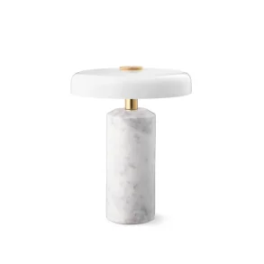 Trip - Genopladelig Bordlampe - Carrara/Opal - Design By Us
